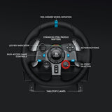 Logitech G29 Driving Force Racing Wheel and Pedals, Force Feedback,