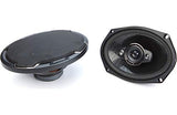 Kenwood KFC-6 x 9 Inch  3-Way  Coaxial Stereo Speakers, Pair