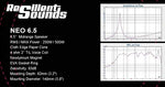 Resilient Sounds Neo 6.5 midrange 250RMS/500WATT MAX   SQL