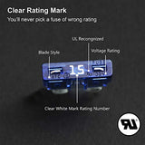 272pc Blade Car Fuses Automotive Assortment