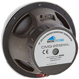 Clarion12WL Marine Subwoofer with Built-in-LED Light 10" Silver