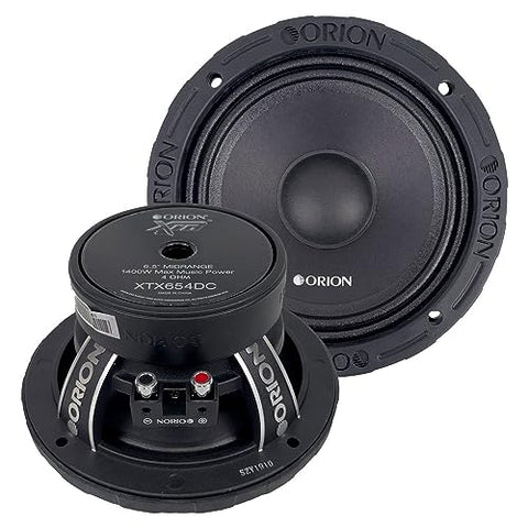 Orion XTR High Efficiency 6.5" Mid-Range , 350W RMS, 4 Ohm, - Pro Car Audio (Pair)